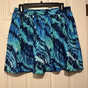 Tie dye miniskirt with POCKETS